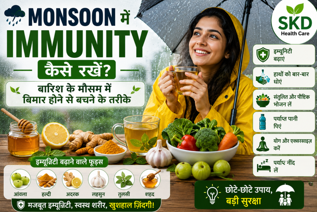 "Monsoon mein immunity kaise rakhe aur bimar hone se bache"