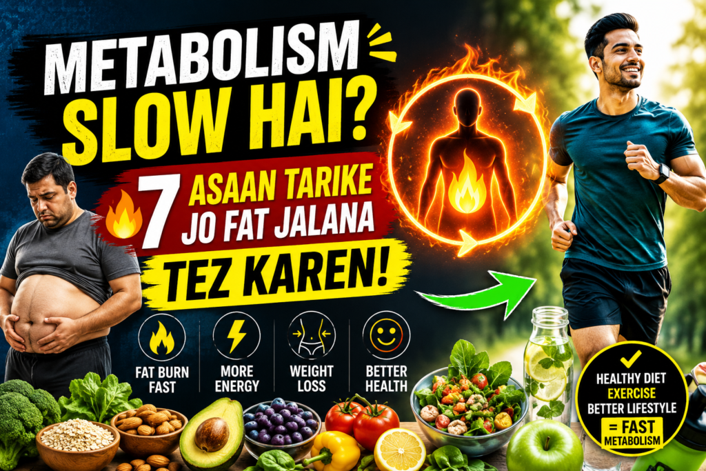 "Metabolism Kaise Badhaye? Fat Burning Tez Karne Ke 10 Asaan Tips"