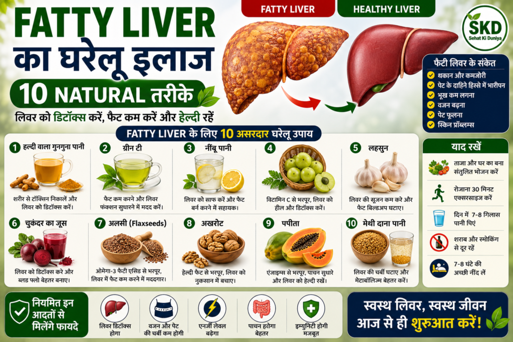 fatty liver ka gharelu ilaj natural remedies