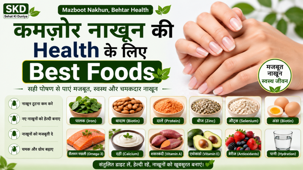 nakhun ki health ke liye best foods